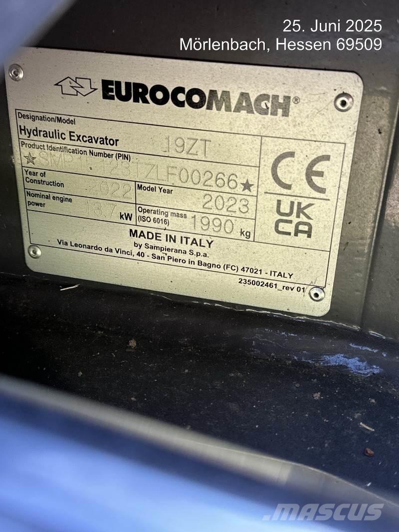 Eurocomach 19ZT Miniescavatori