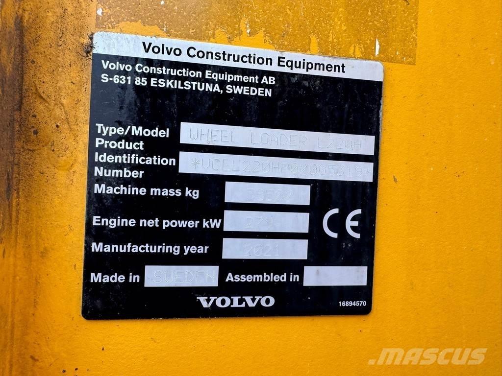 Volvo L220H Pale gommate