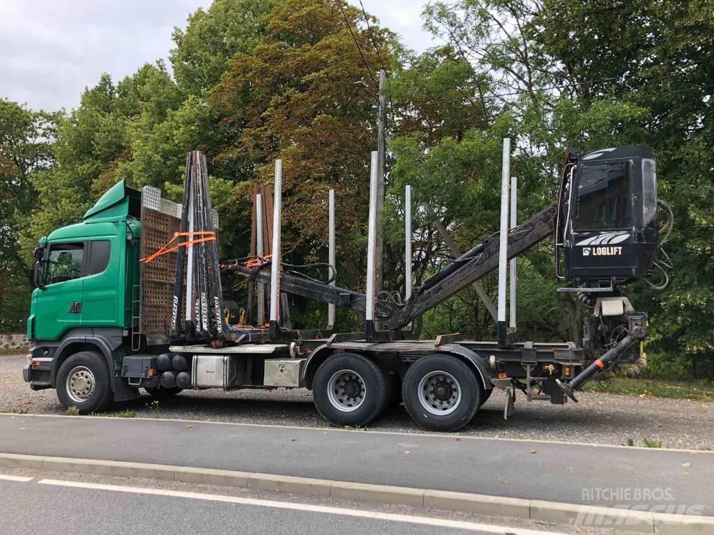 Scania R 480 Camion trasporto legname
