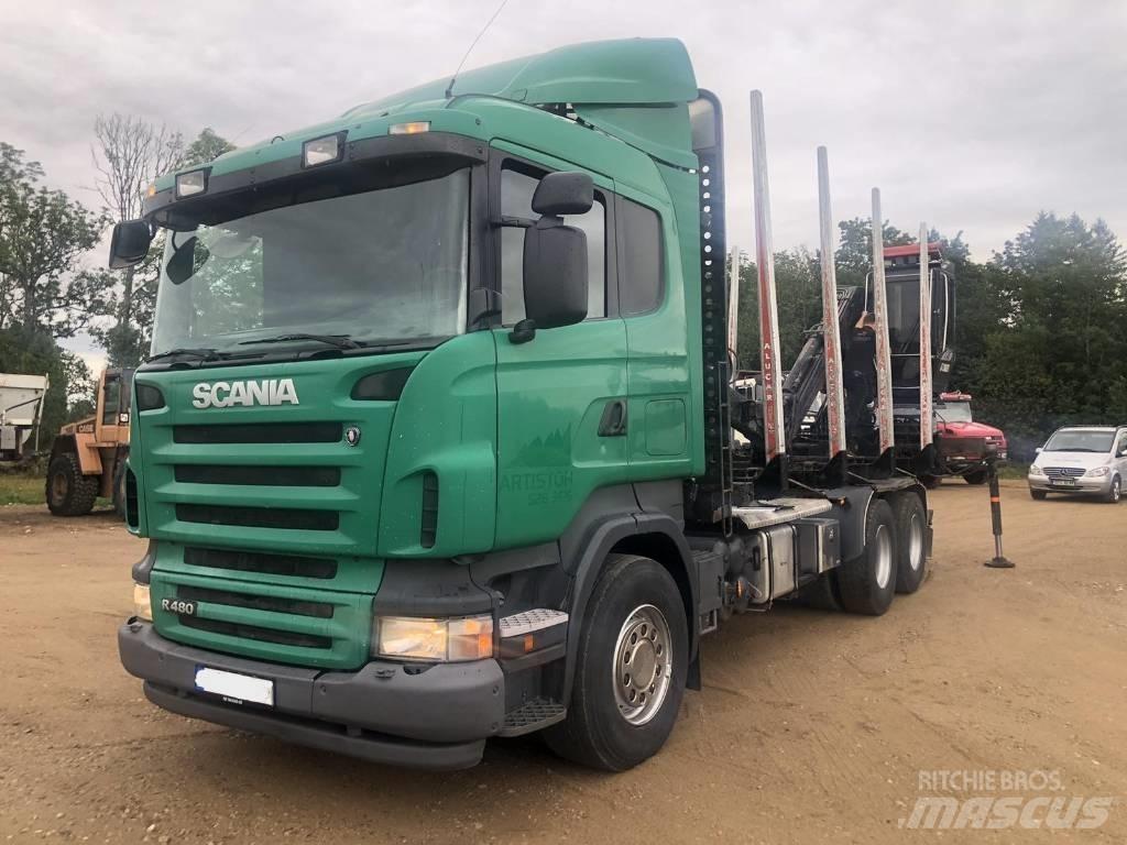 Scania R 480 Camion trasporto legname