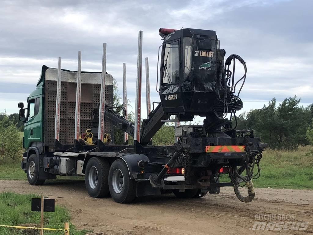 Scania R 480 Camion trasporto legname