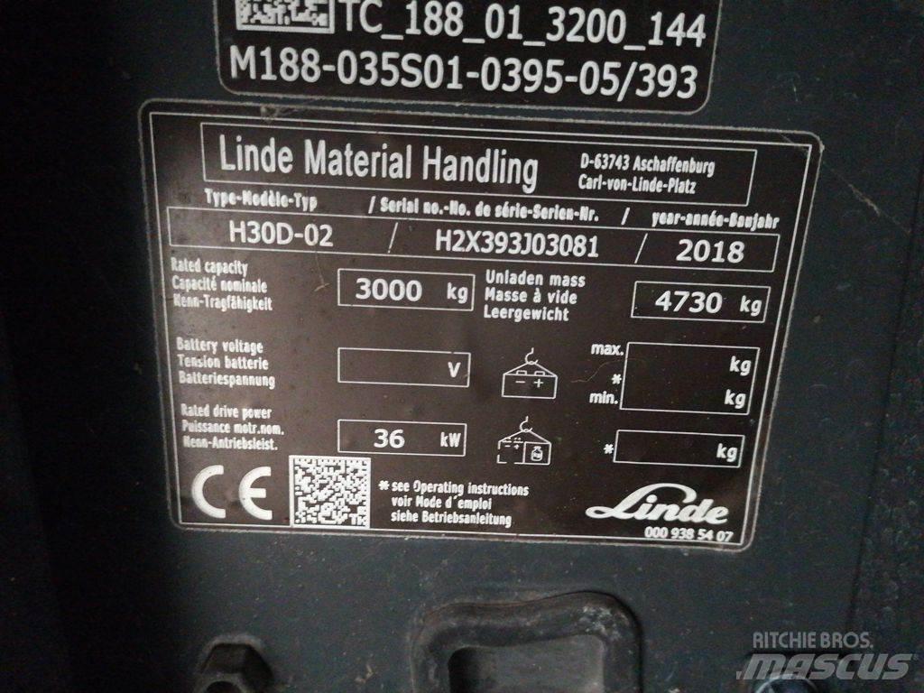 Linde H30D-02 Carrelli elevatori diesel