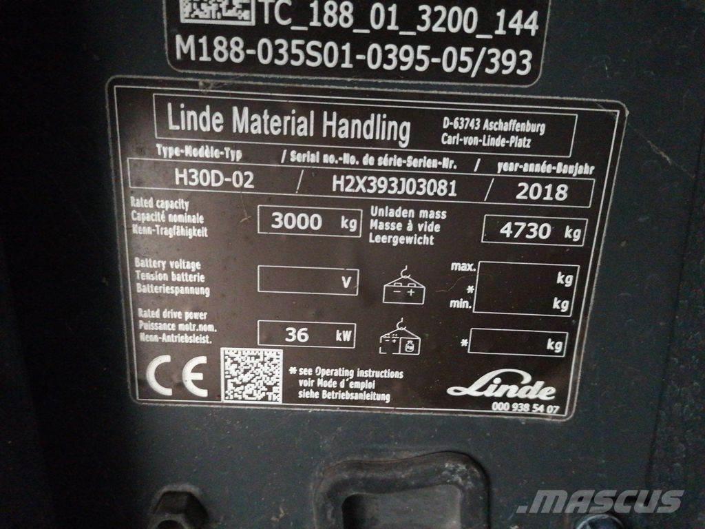Linde H30D-02 Carrelli elevatori diesel