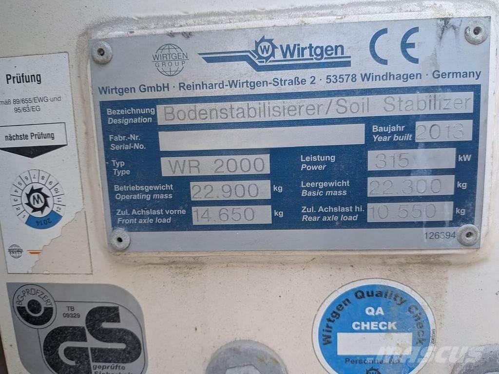 Wirtgen WR2000 Riciclatori d'asfalto