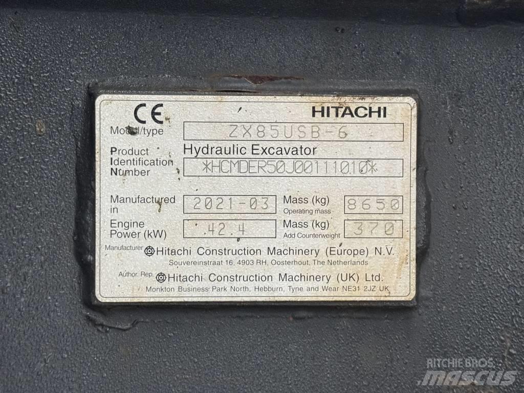 Hitachi ZX 85 US B-6 Escavatori medi 7t - 12t