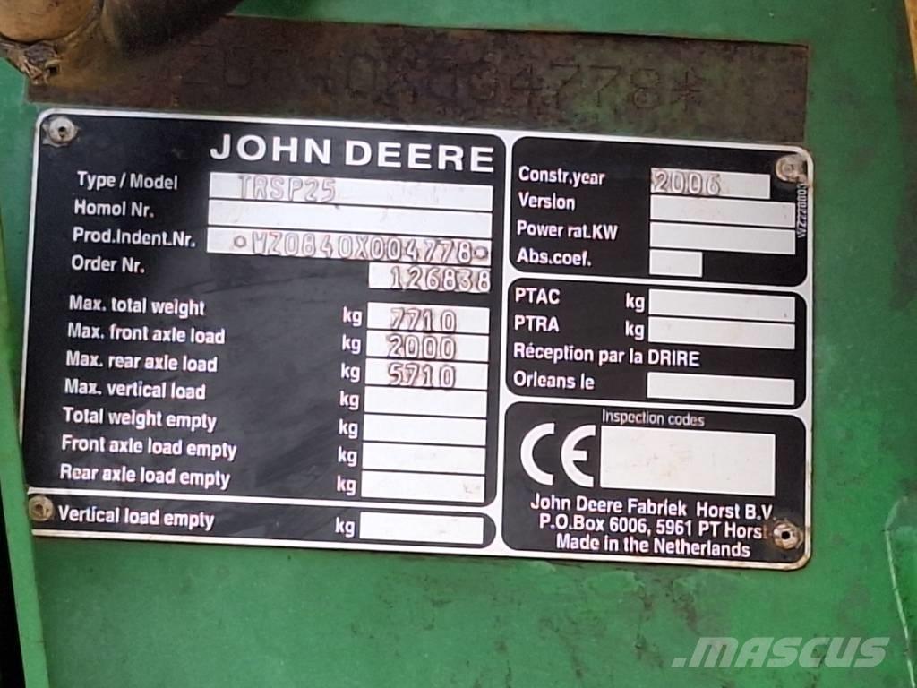 John Deere 840 Irroratrici trainate