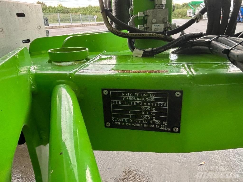 Niftylift 120 TET Piattaforme aeree su rimorchio