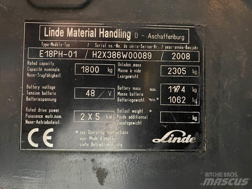 Linde E18PH-01 Carrelli elevatori elettrici