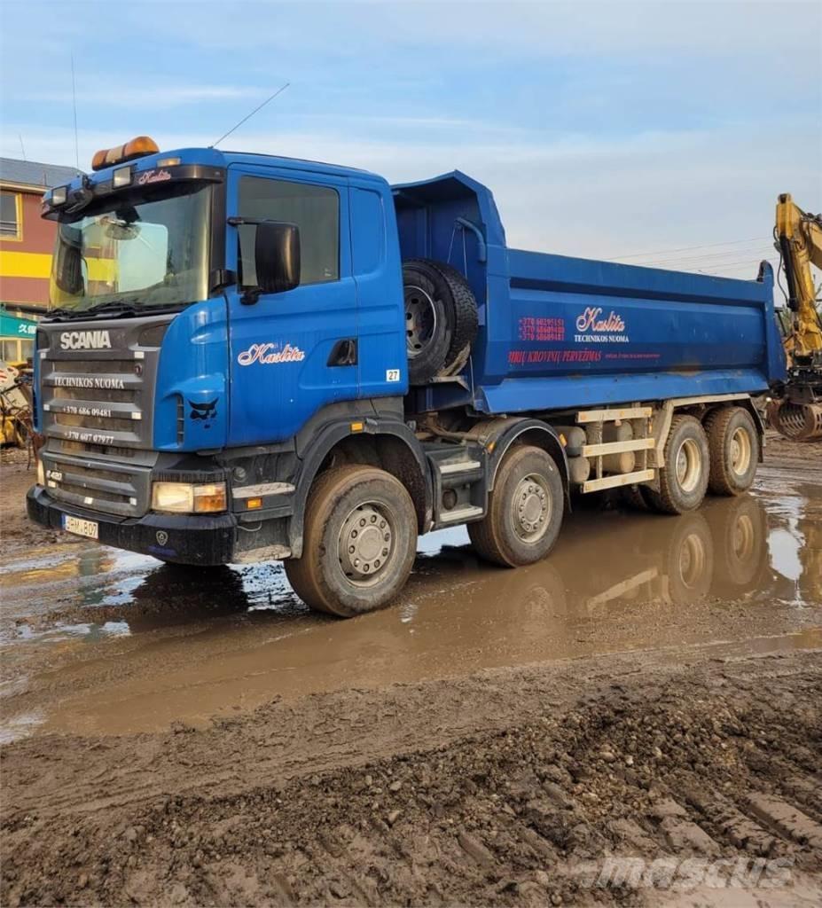 Scania R 420 8X4 Camion con cassone scarrabile