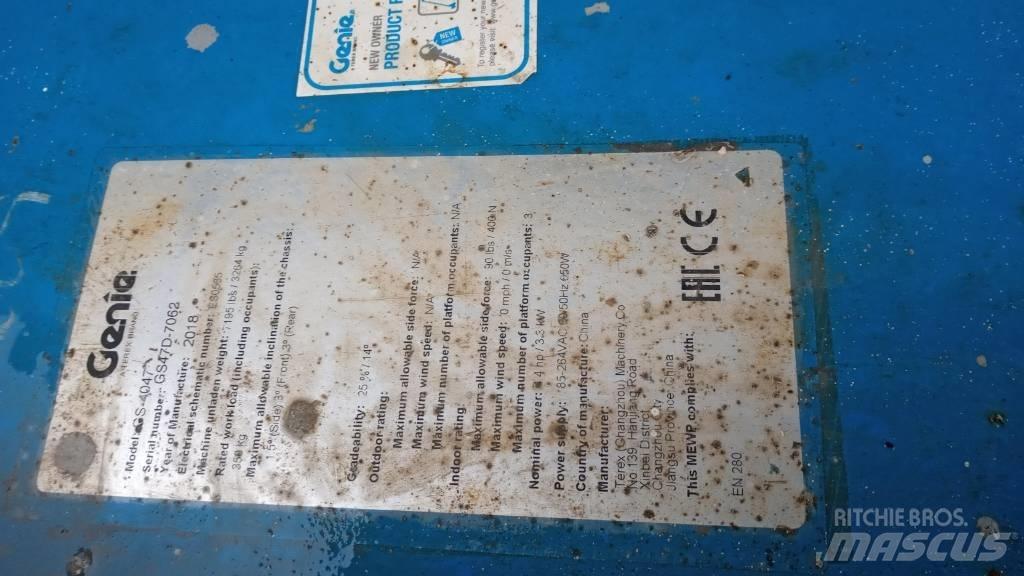 Genie GS4047 Piattaforme a pantografo