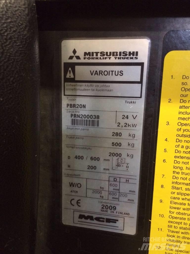 Mitsubishi PBR20N Carrelli elevatori bassi a piattaforma