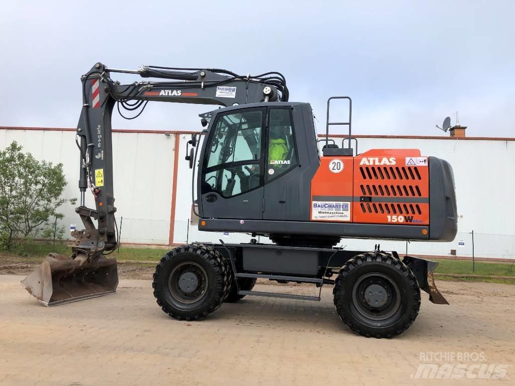 Atlas 150 W Escavatori gommati