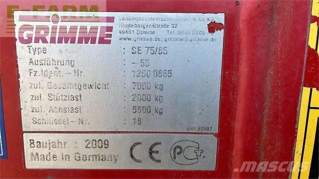 Grimme se 85-55 Scava raccogli patate