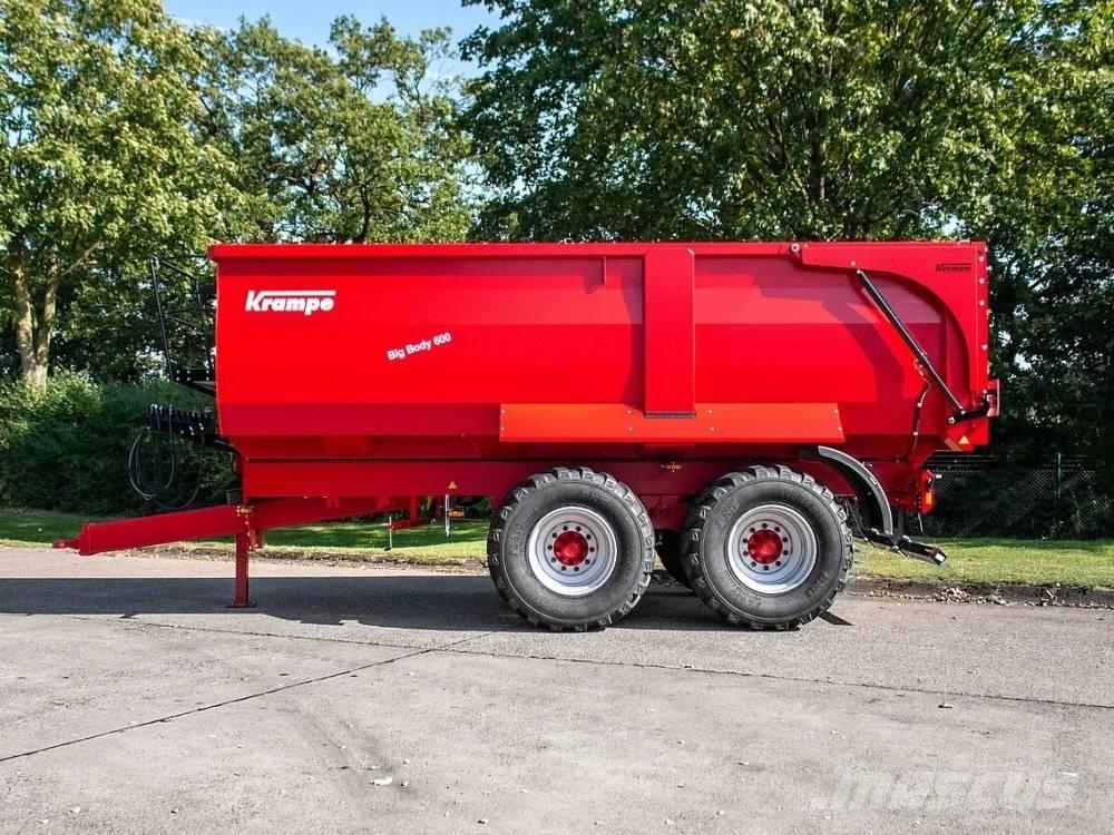 Krampe Big Body 600 Rimorchi ribaltabili