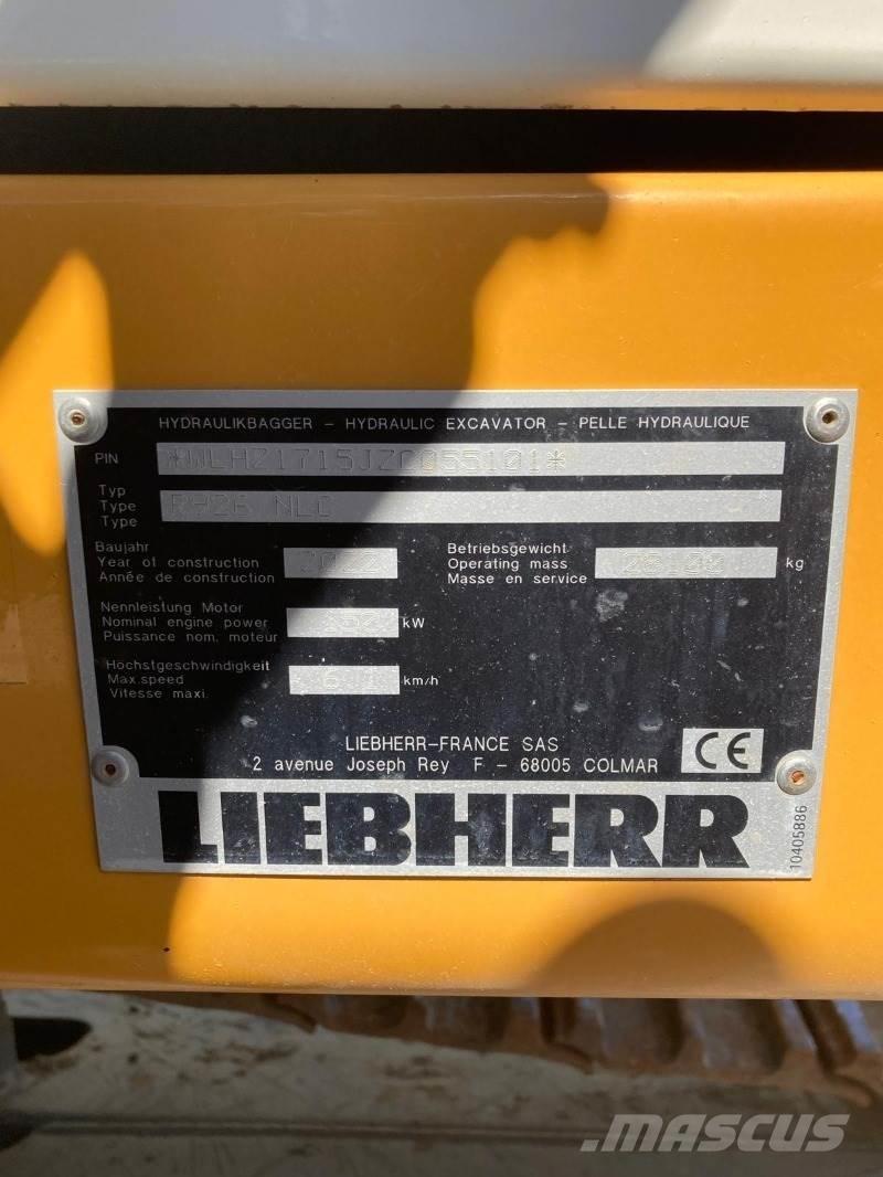 Liebherr R926 Escavatori cingolati