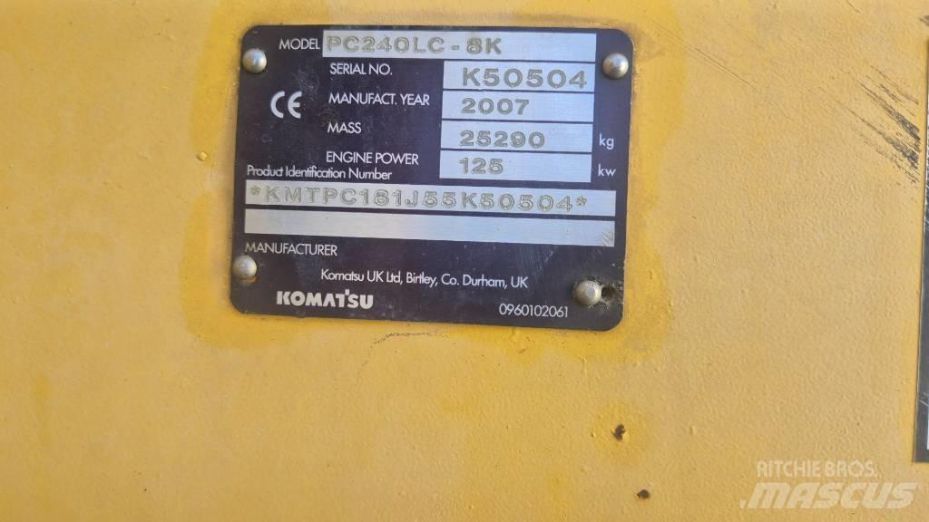 Komatsu PC240LC-8K Escavatori cingolati