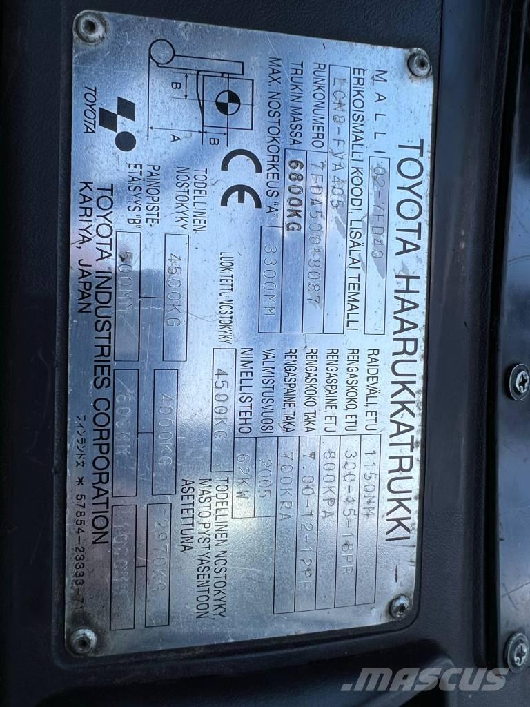 Toyota 02-7 FD 40 Carrelli elevatori diesel