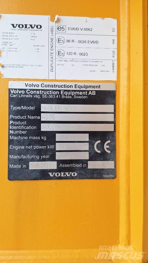 Volvo A30G Dumpers articolati