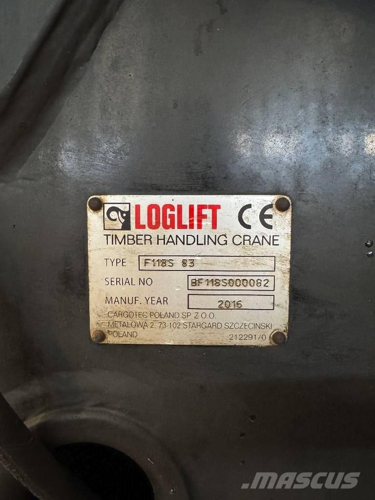 Loglift 118 S T Gru per legname