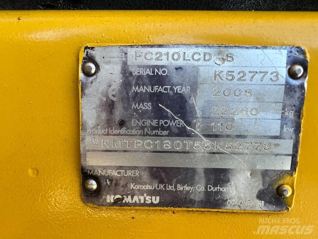 Komatsu PC 210 LCD-8 Escavatori cingolati