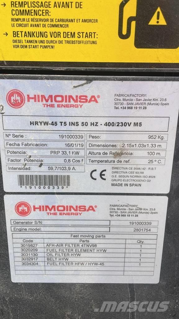 Himoinsa HRYW 45 T5 Generatori diesel