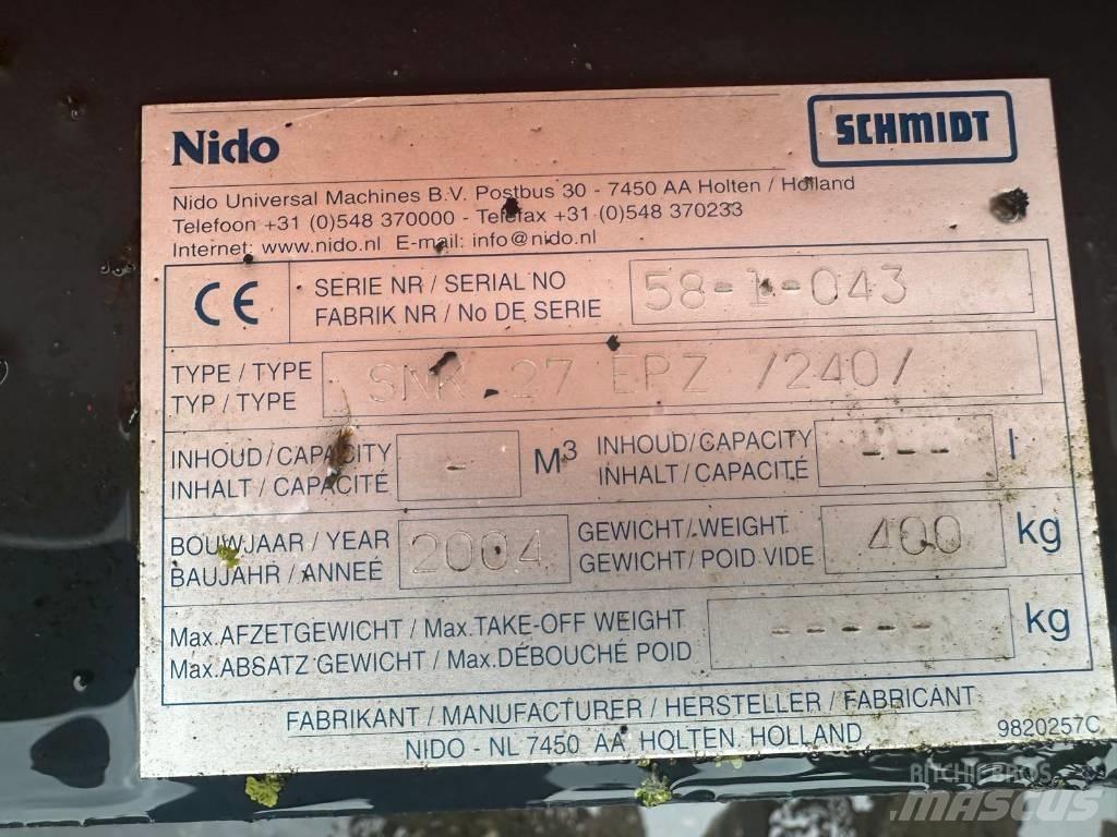 Nido SNK27 EPZ 240 Lame spazzaneve e aratri