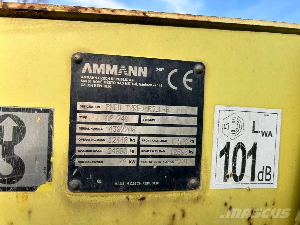 Ammann AP 240 Rulli gommati