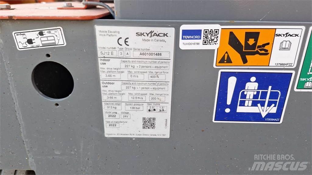 SkyJack SJ12 Piattaforme cingolate, Piattaforme a ragno e Montacarichi