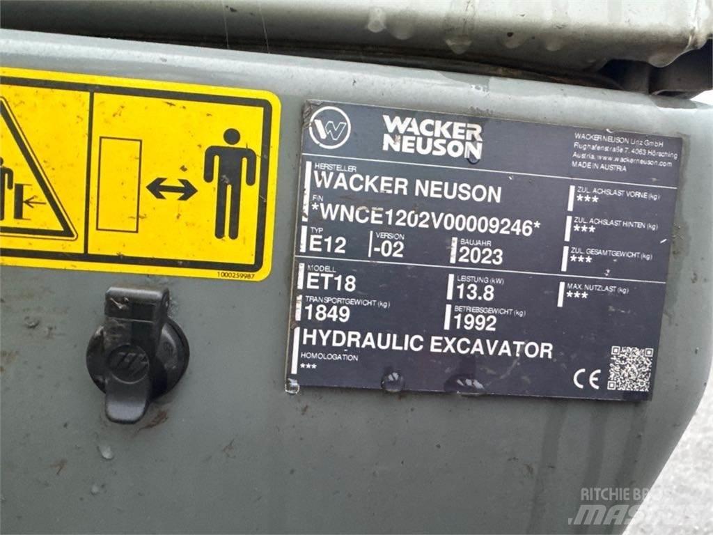 Wacker Neuson ET18 Escavatori cingolati