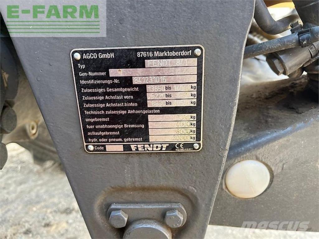 Fendt 826 vario Trattori