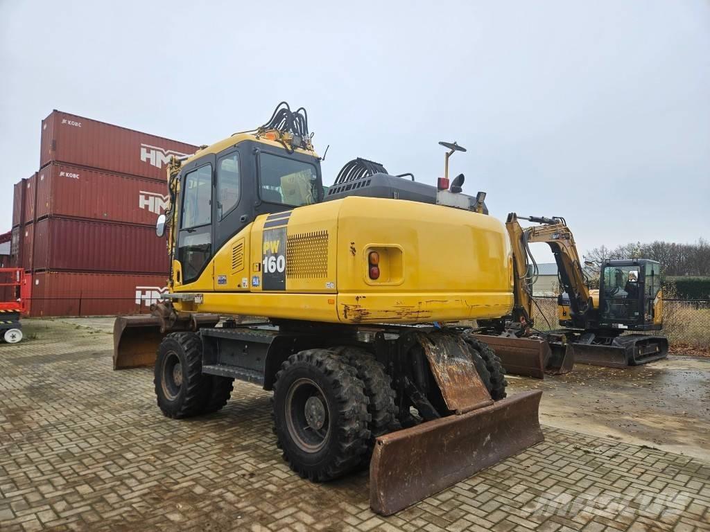Komatsu PW 160-7E0 Escavatori gommati