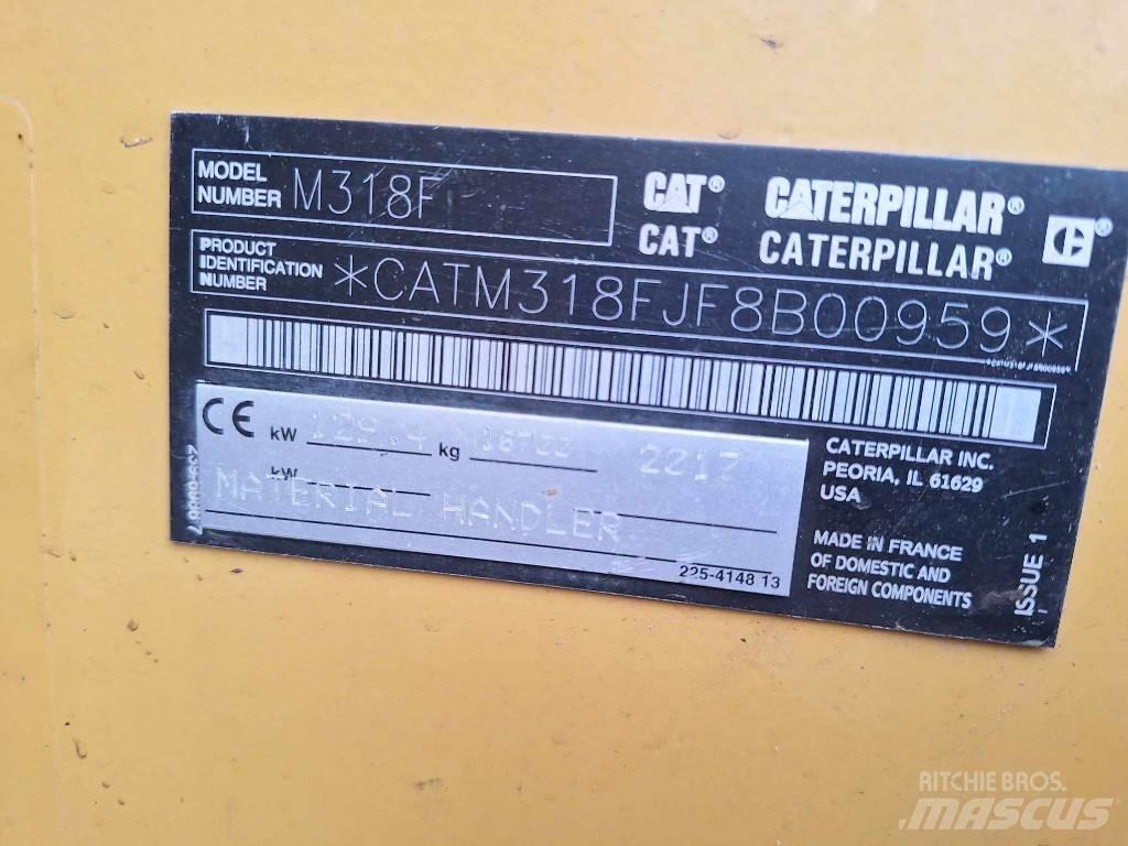CAT M 318 F Escavatori gommati