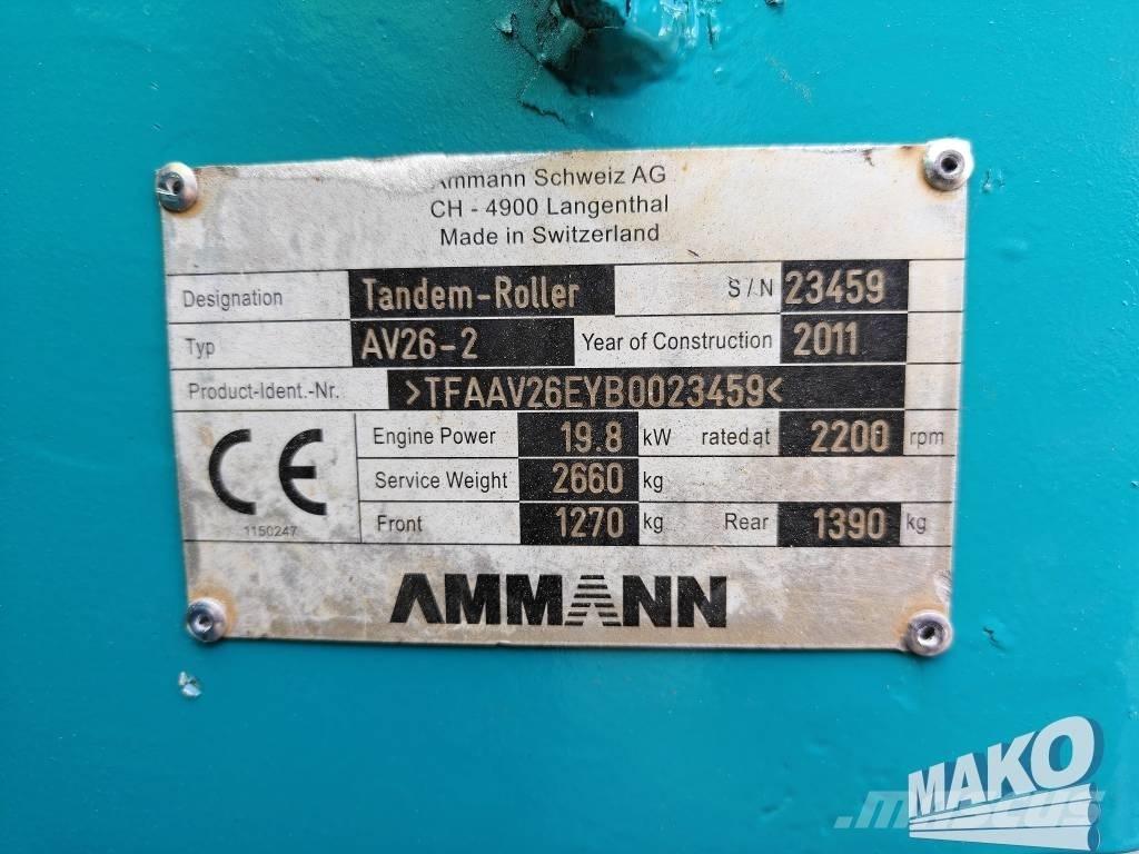 Ammann AV 26-2 Rulli a doppio tamburo