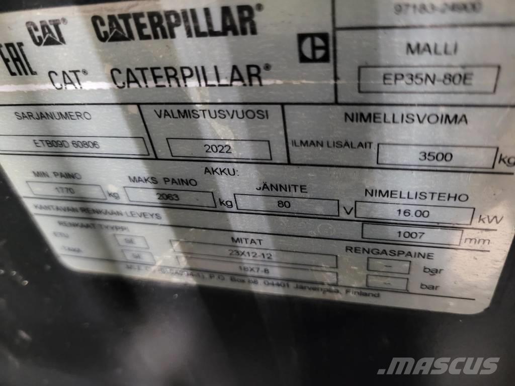 CAT EP 35 N Carrelli elevatori elettrici