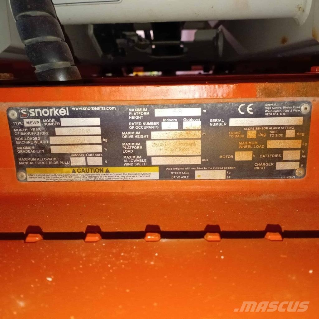 Snorkel S 3219 E Piattaforme a pantografo