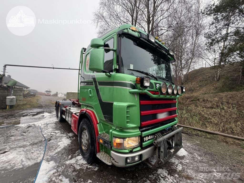 Scania R 164-580 Camion con gancio di sollevamento