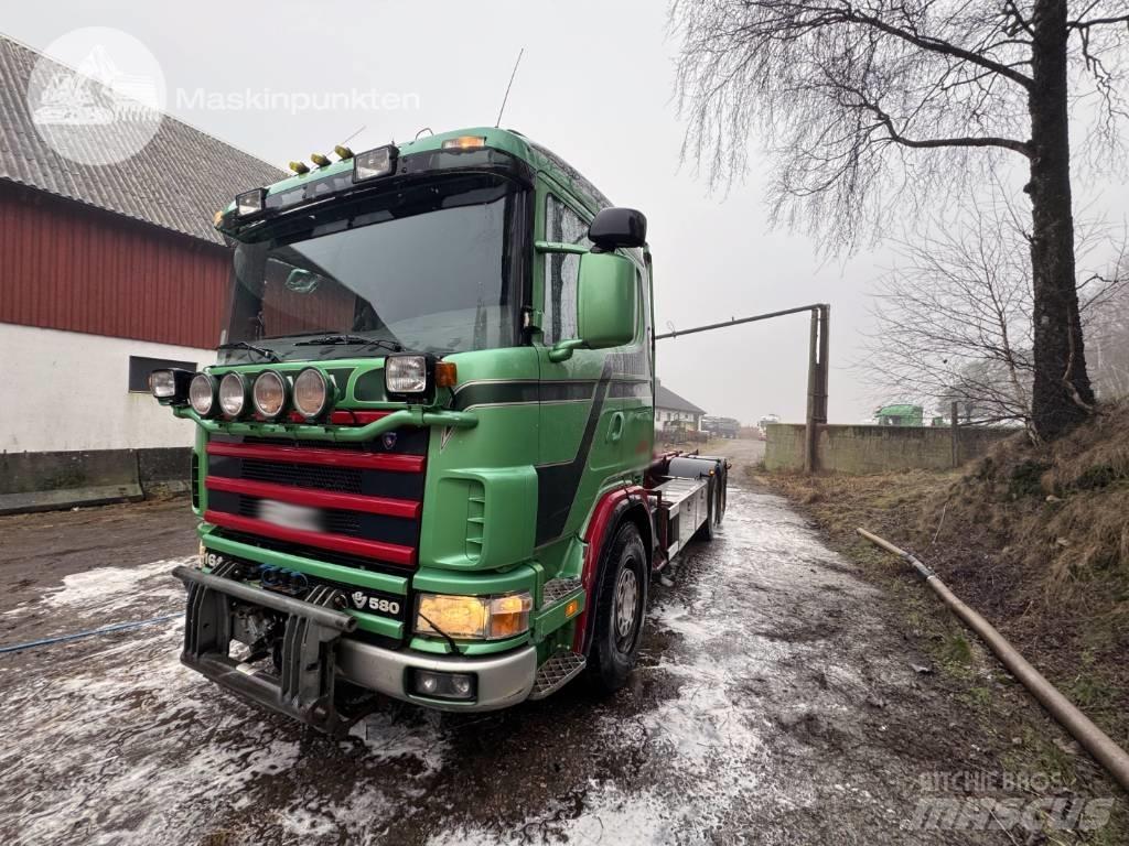 Scania R 164-580 Camion con gancio di sollevamento