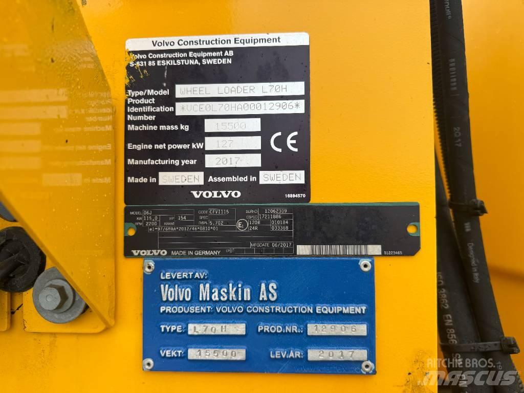 Volvo L 70 H Pale gommate