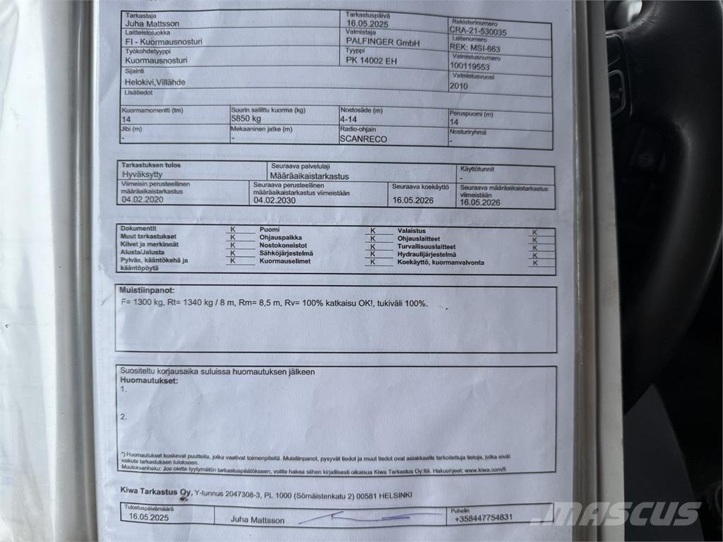 Volvo FH13 6X2 Autogru