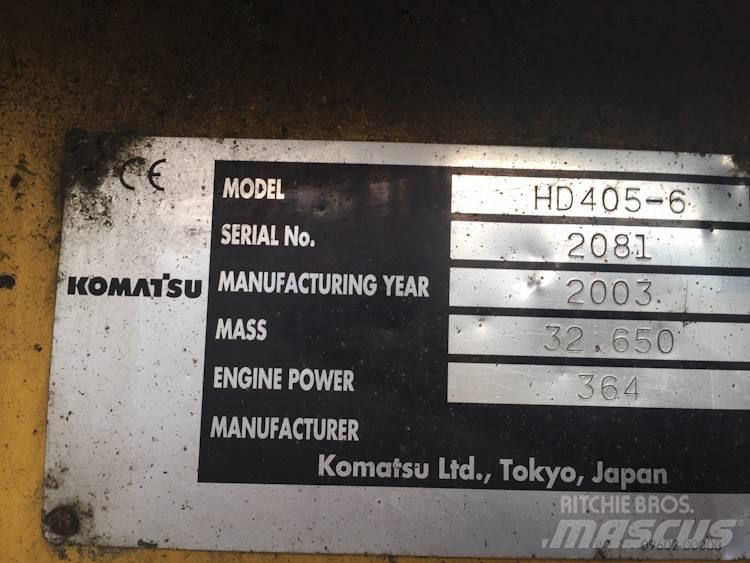 Komatsu HD405-6 Dumper a telaio rigido