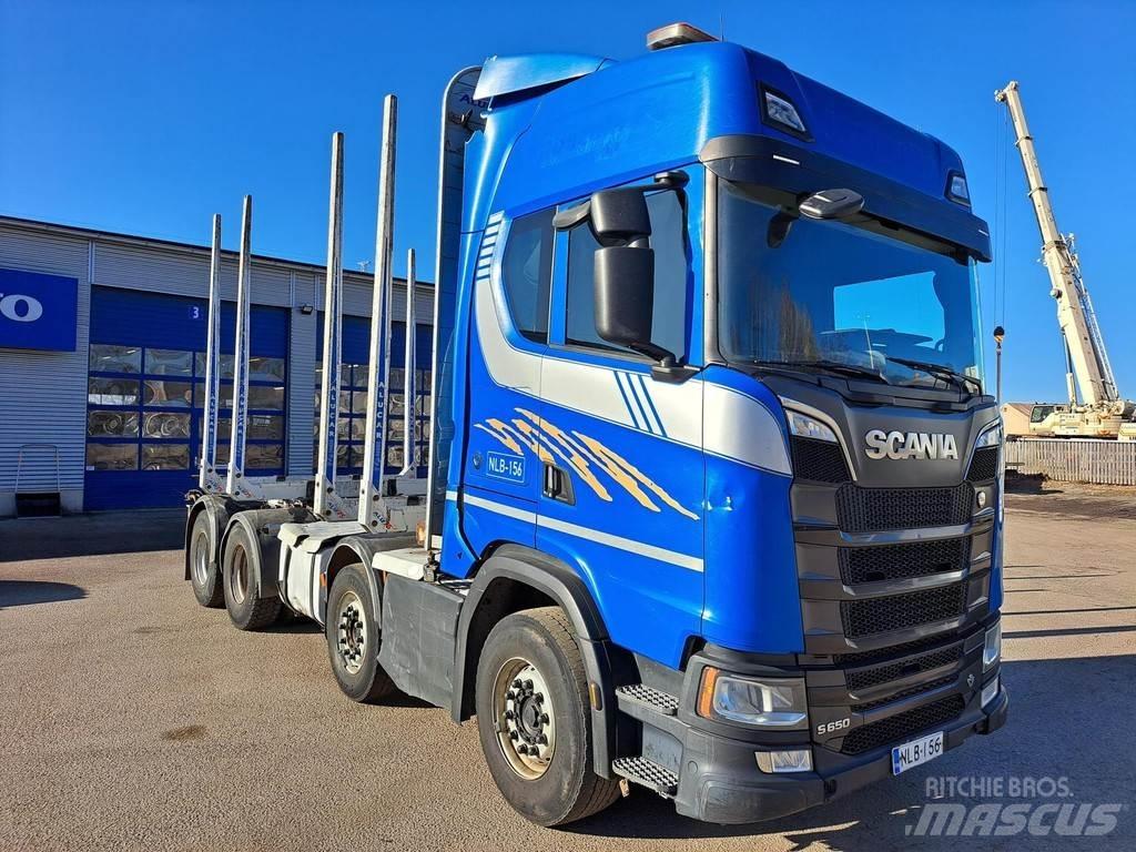 Scania S-serie Camion trasporto legname