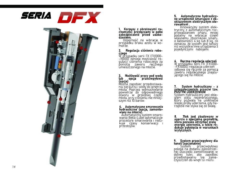  DEMOQ DFX1300 Martelli - frantumatori