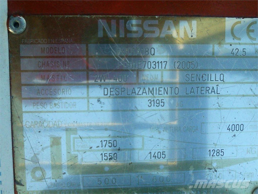 Nissan FD01A18Q Carrelli elevatori diesel