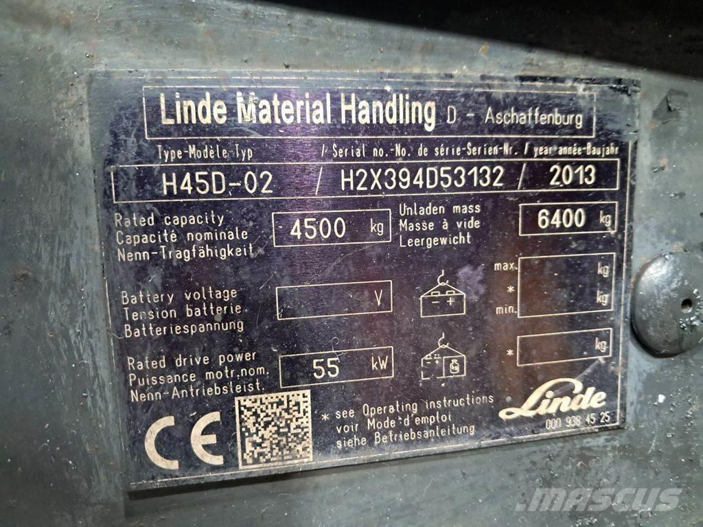 Linde H45D-02 Carrelli elevatori diesel