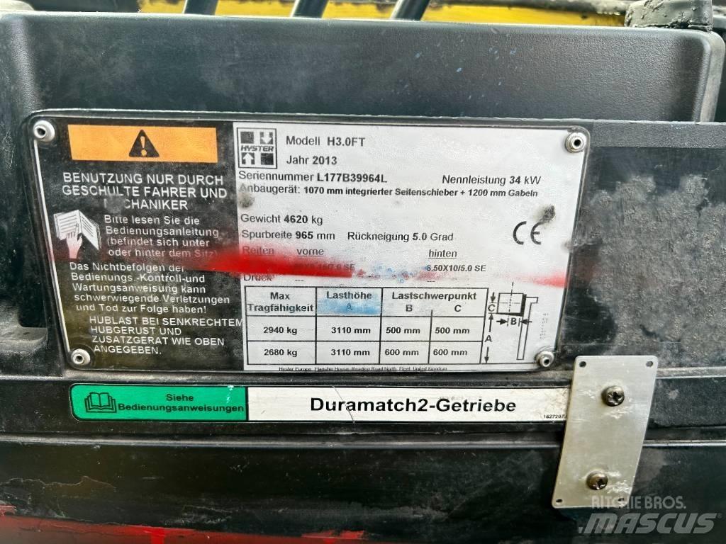 Hyster H 3.0 FT Carrelli elevatori diesel