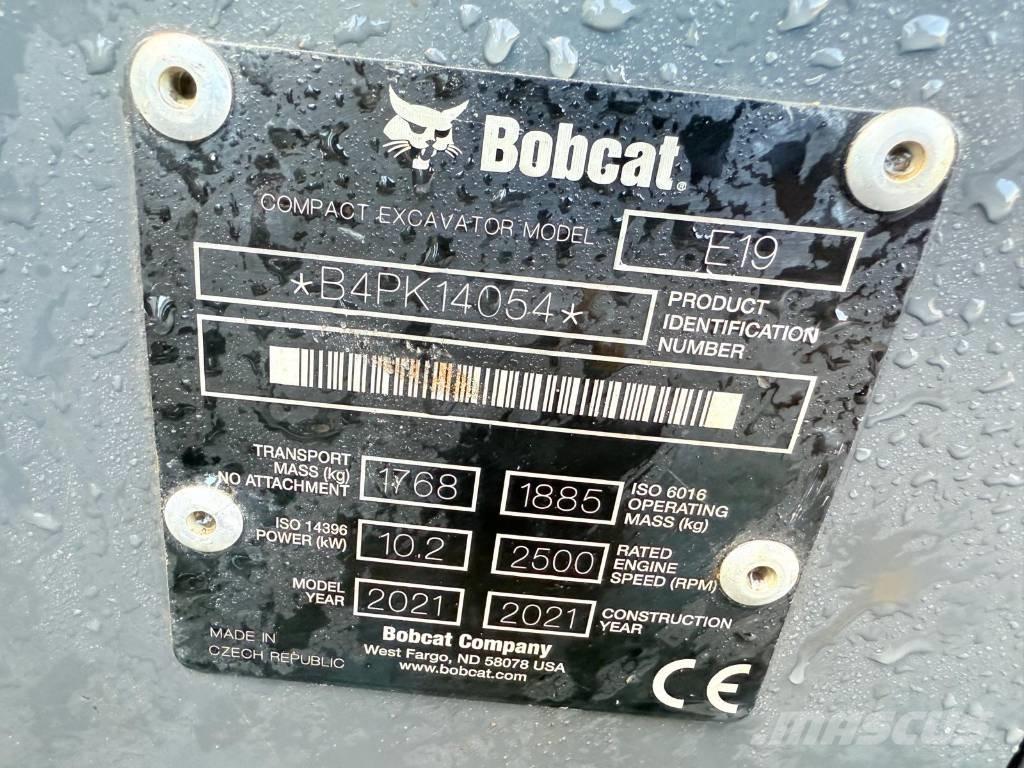 Bobcat E 19 Miniescavatori