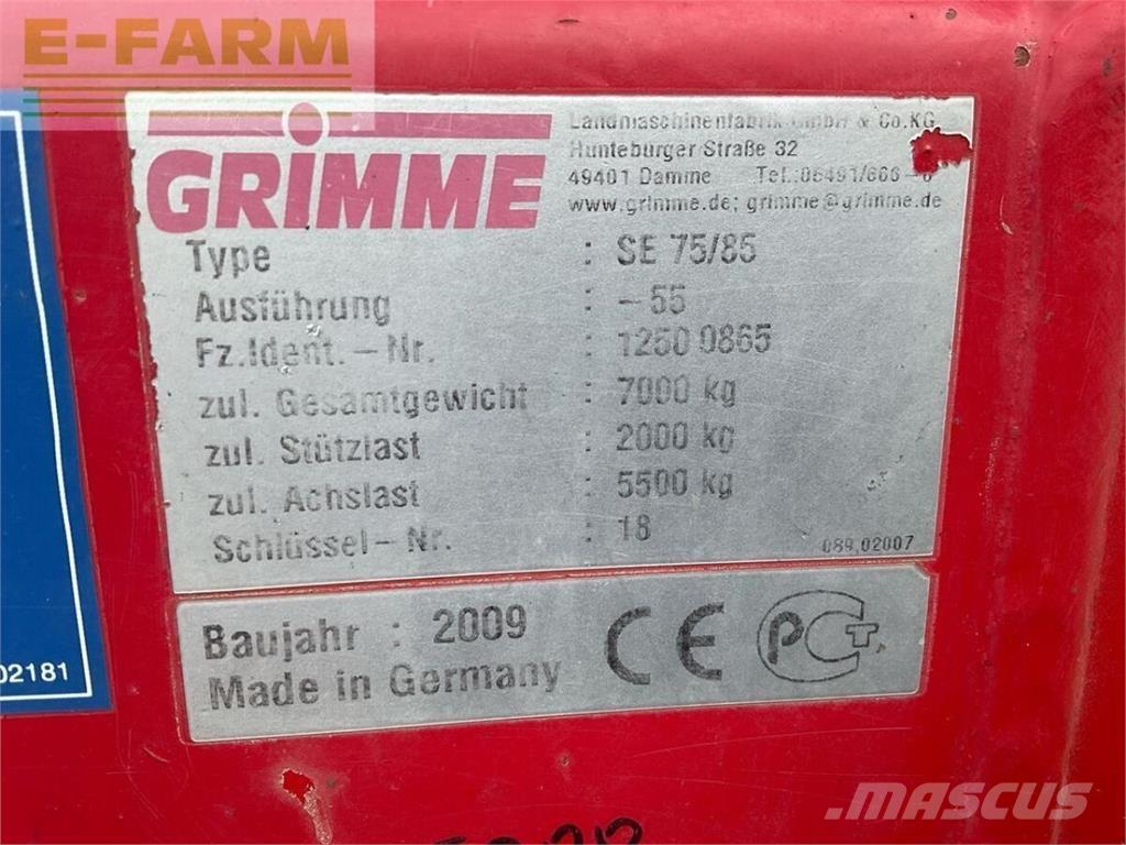 Grimme se 85-55 Scava raccogli patate