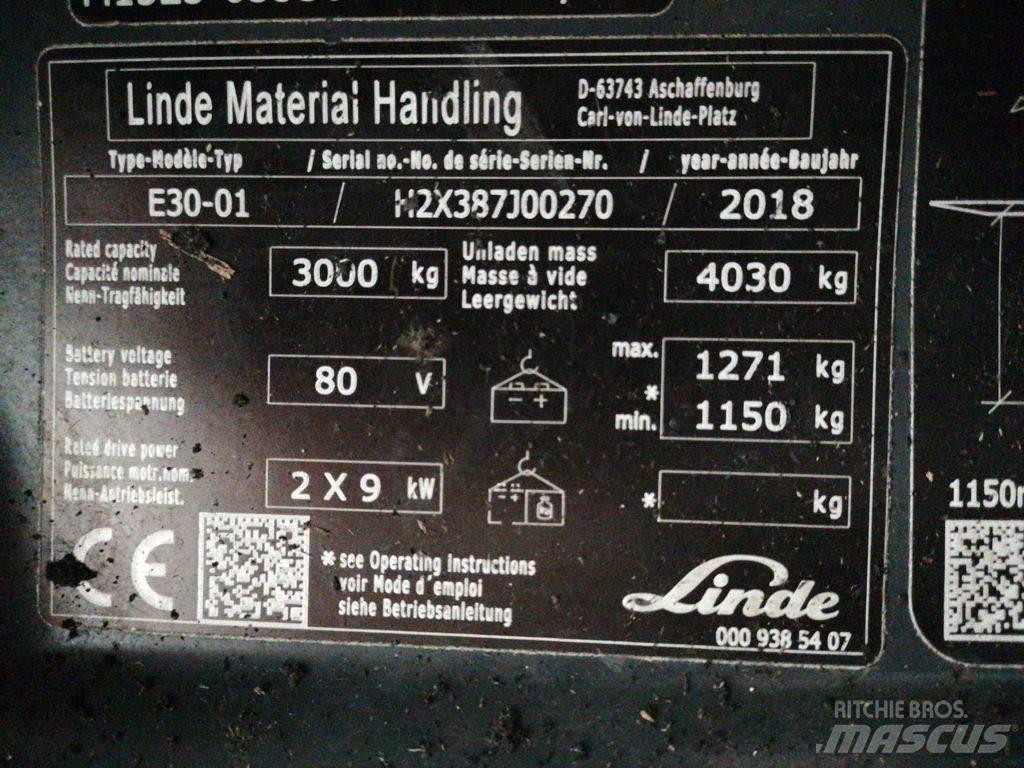 Linde E30-01 Carrelli elevatori elettrici