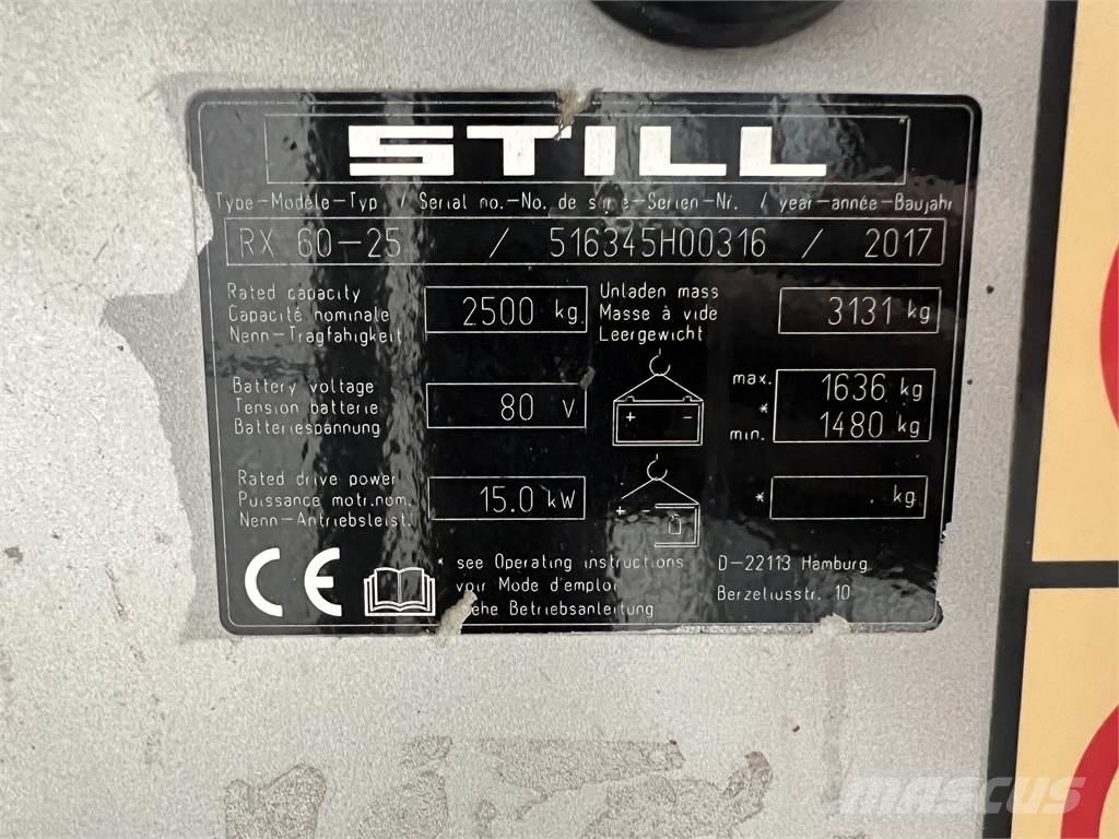Still RX60-25 Carrelli elevatori elettrici