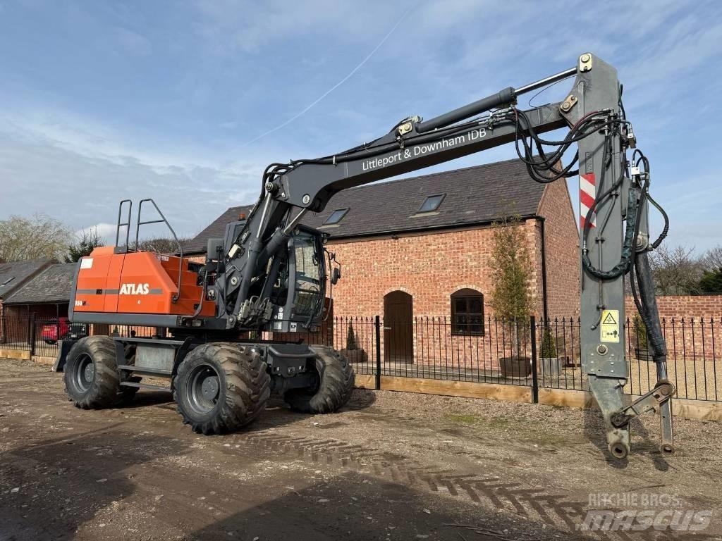 Atlas 150 W Escavatori gommati